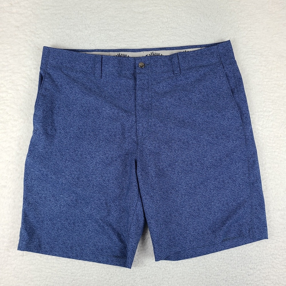 Callaway Shorts Mens 38 Blue 9" Inseam Hybrid Chino Performance Golf